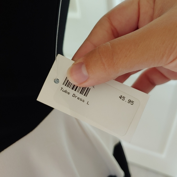 (SOLD) MOD Striped Tube Fit & Flare Mini Dress - Picture 9 of 9